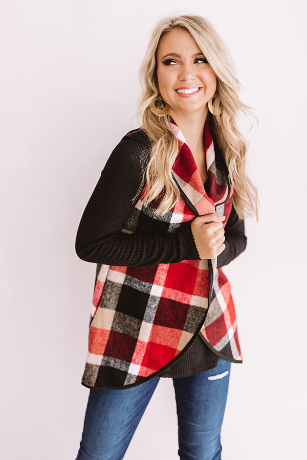 Colorado Cafe Plaid Vest Image - 1