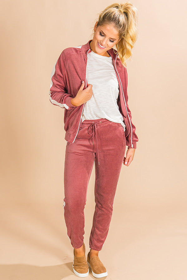 The Liv Velour Joggers