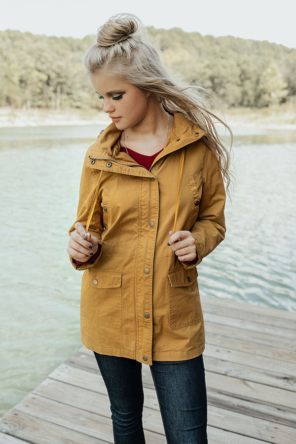 Colorado Cabin Lightweight Jacket In Mustard Image - 1