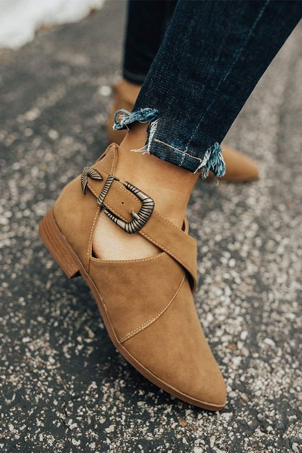 The Clark Bootie in Mocha