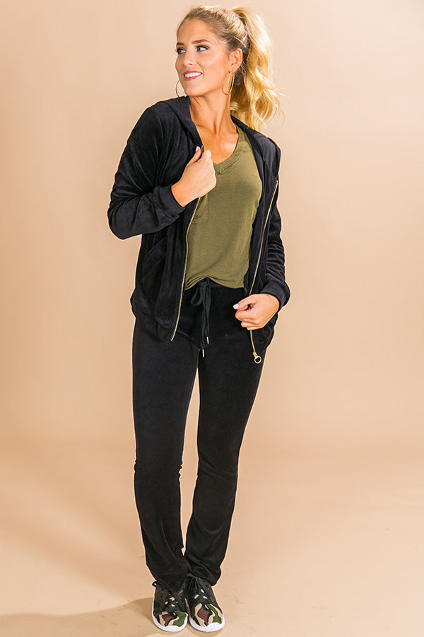 Cozy Vibes Velour Pants