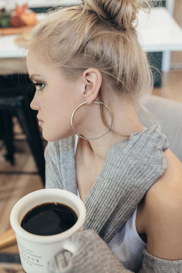 VIP Moment Hoop Earrings