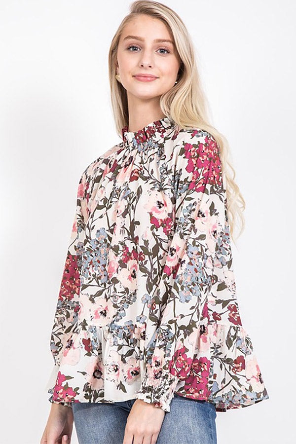 Berkshire Bloom Shift Top