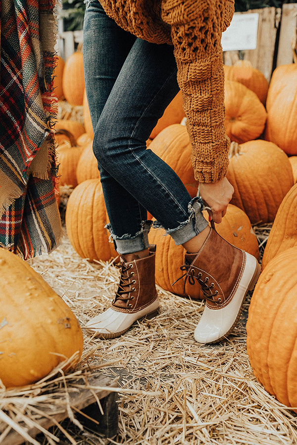 The Kenzie Boot in Cream