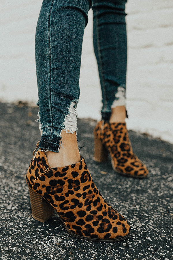The Wren Leopard Bootie