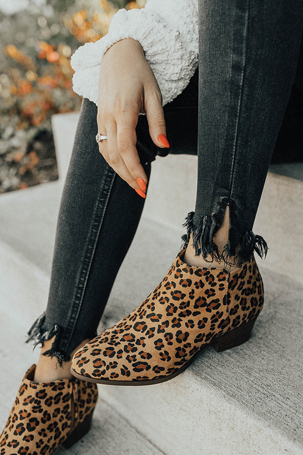 The Bri Leopard Bootie