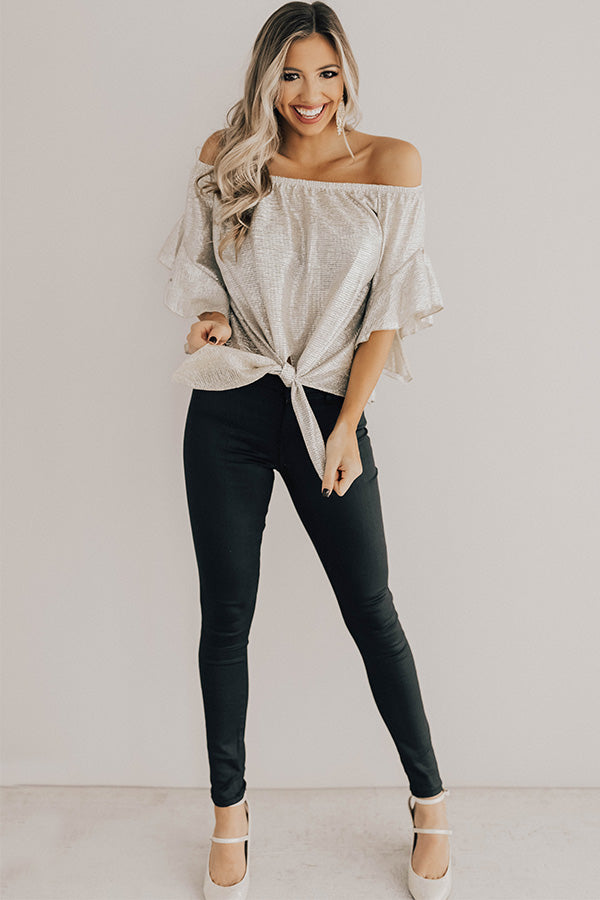 High Profile Front Tie Top