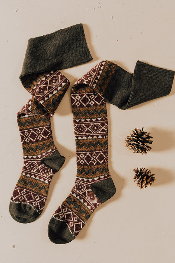 Better By The Bonfire Knee High Socks