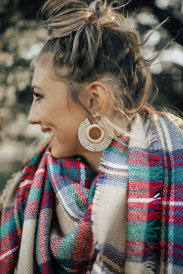 The City Scene Earrings In Taupe