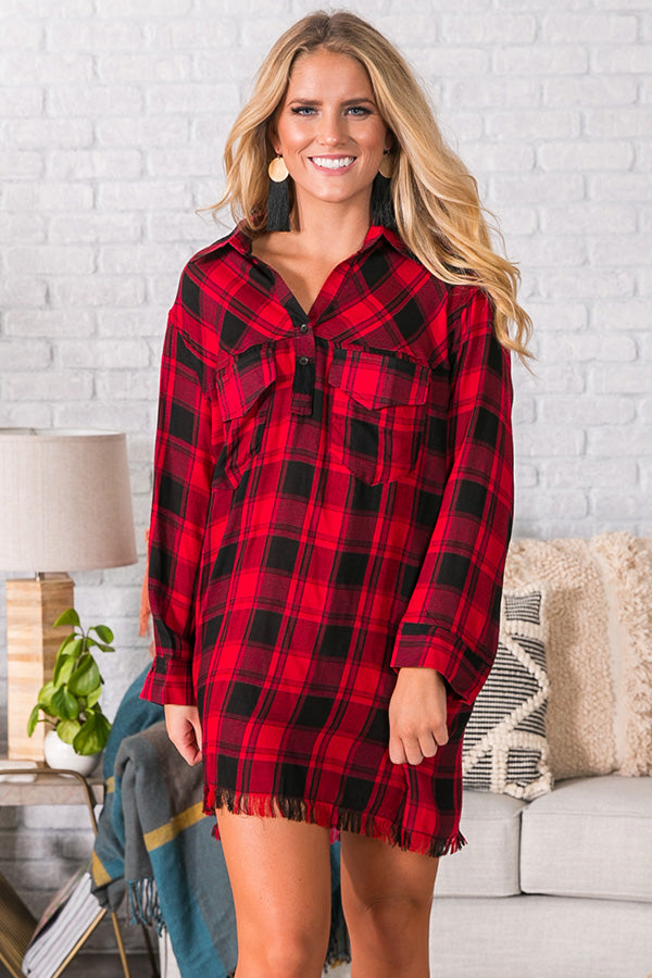 Pick Of The Plaid Tunic