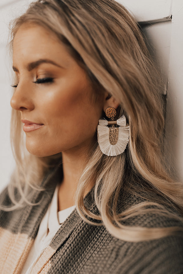 Cirque De Chic Earrings In Ivory