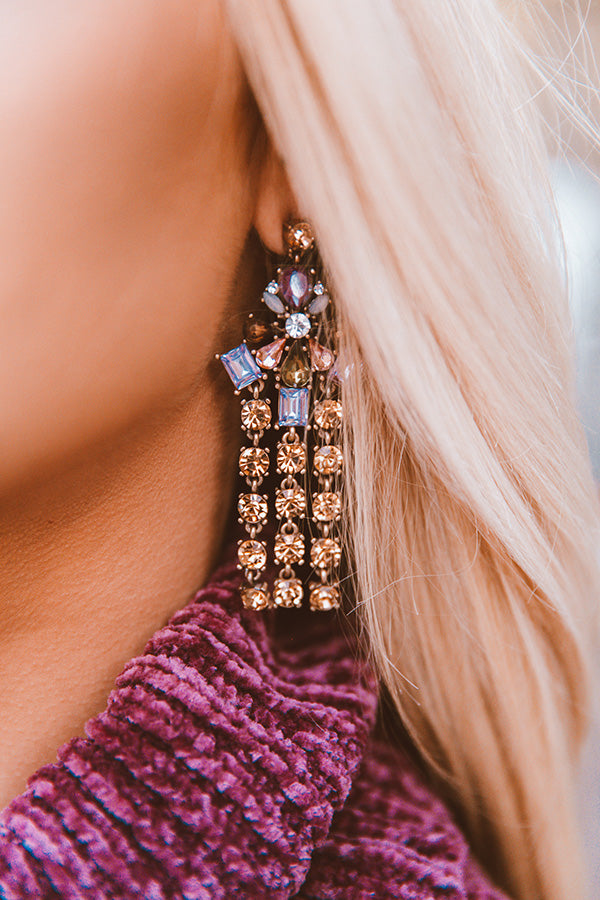 Pop The Baubles Earrings in Champagne