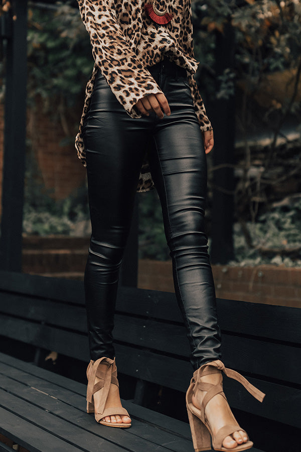 The Gwen High Waist Faux Leather Skinny