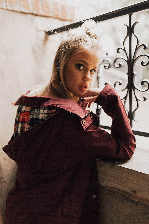 Colorado Cabin Lightweight Jacket In Windsor Wine Image - 1