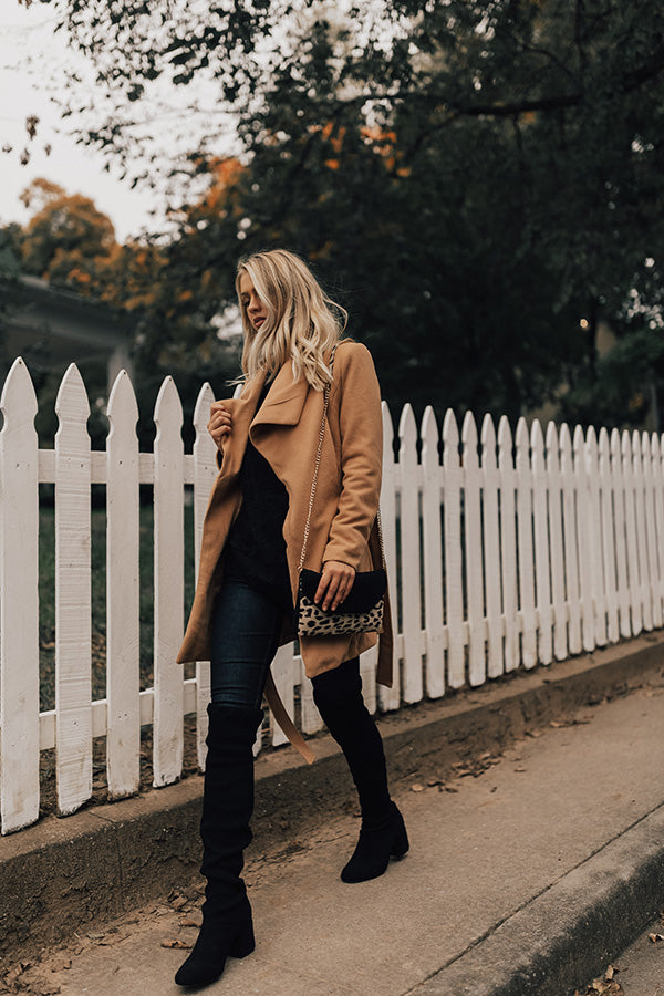 Broadway Bound Jacket In Camel