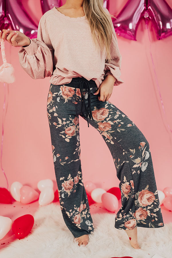 Getting Cozy Floral Pants