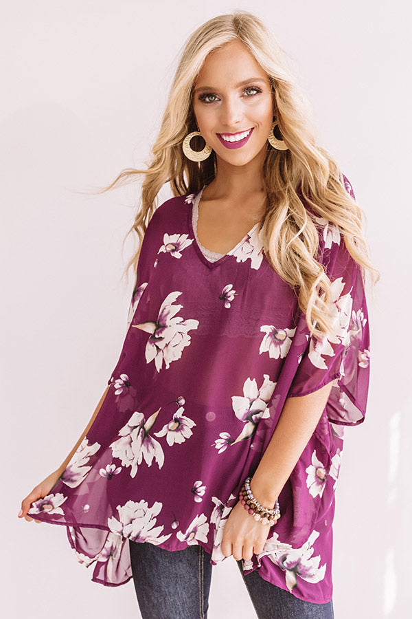 Chiffon On My Mind Shift Tunic