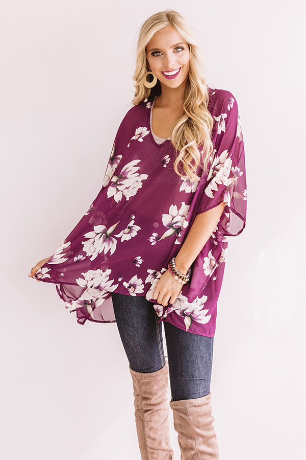 Chiffon On My Mind Shift Tunic