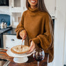 Colorado Campfire Knit Sweater In Copper Image - 1