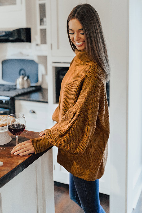 Colorado Campfire Knit Sweater In Copper Image - 1