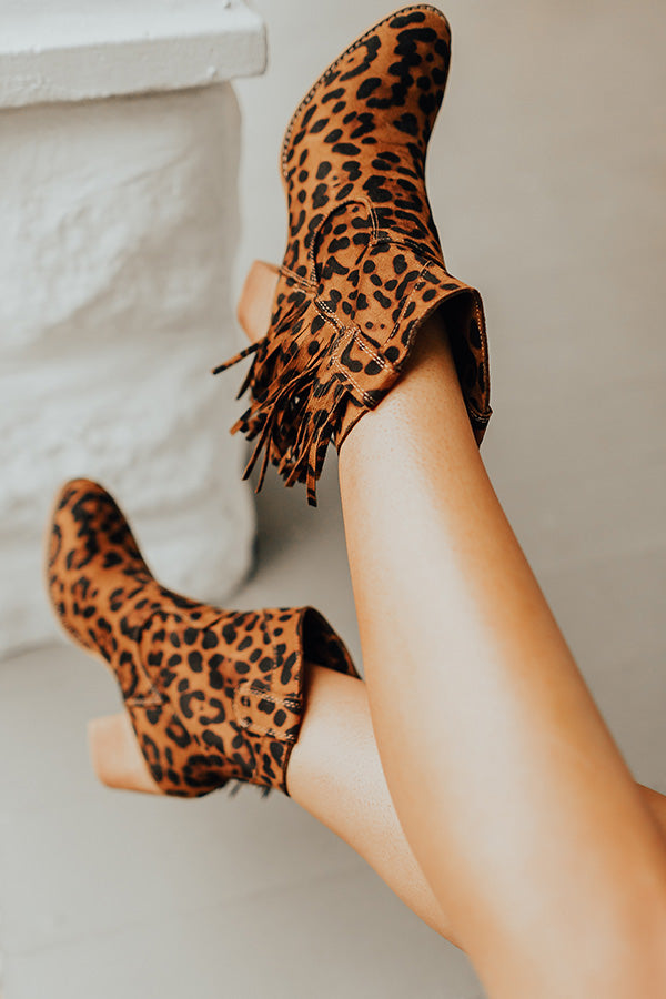 The Daphne Leopard Bootie