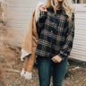 The Jet Set Type Plaid Button Up In Blue Image - 1