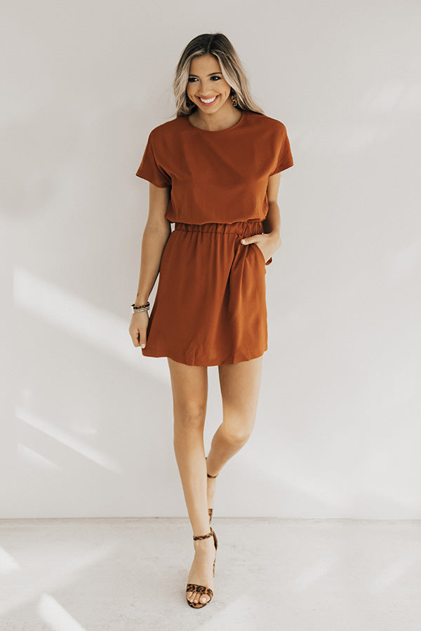 May I Have This Dance Dress In Rust