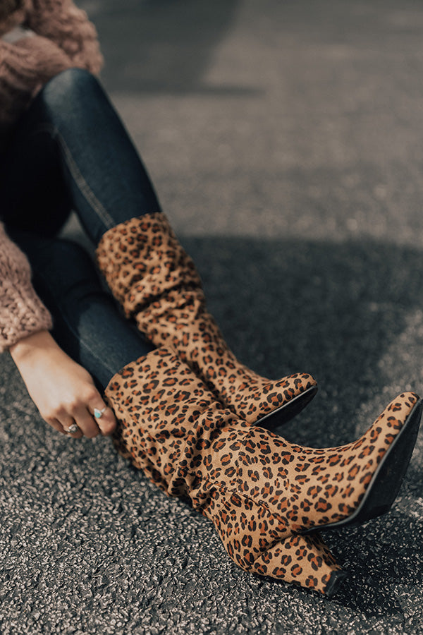 The Laurette Leopard Ankle Boot