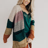 Making Magic Color Block Chenille Cardigan in Birch Image - 1