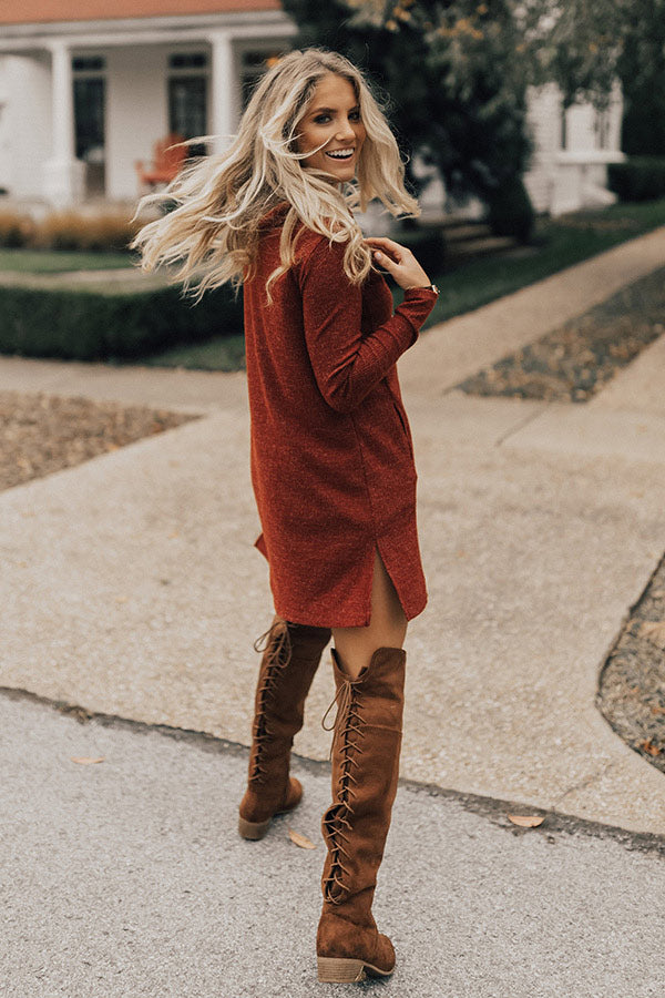 brown tunic sweater dress Chocolate Brown Cable Knit Sweater Dress, Wool Blend Mini Tunic, Oversized Mock Neck Pullover, Cozy Winter Outfit Women, Warm Xmas Gift