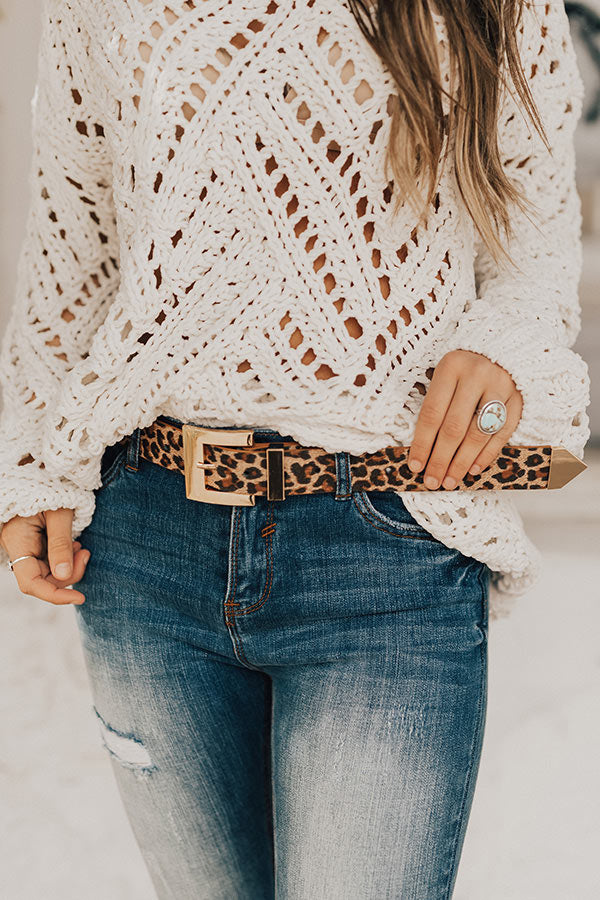 Boulevard Babe Leopard Belt
