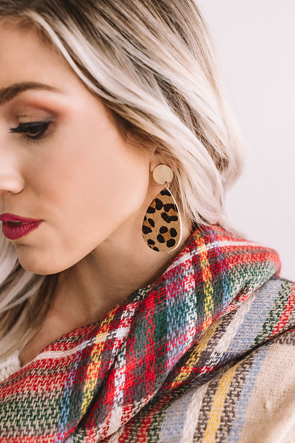 Wild About You Leopard Earrings