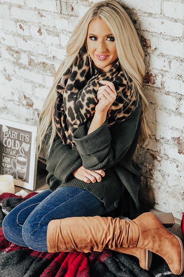 Leader Of The Pack Leopard Scarf