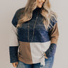 Getting Warmer Color Block Shift Sweater Curves Image - 1
