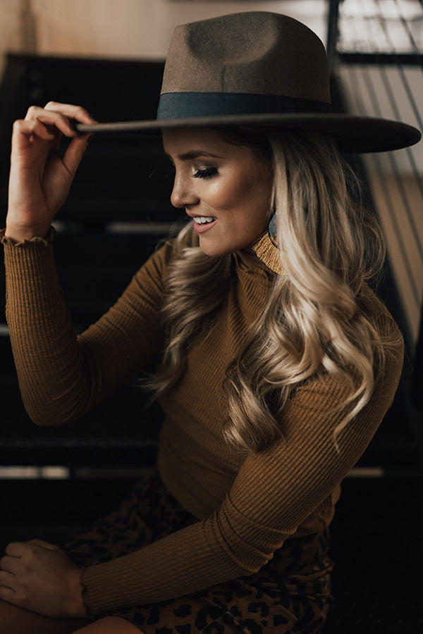 Touch Of Whimsy Hat In Olive