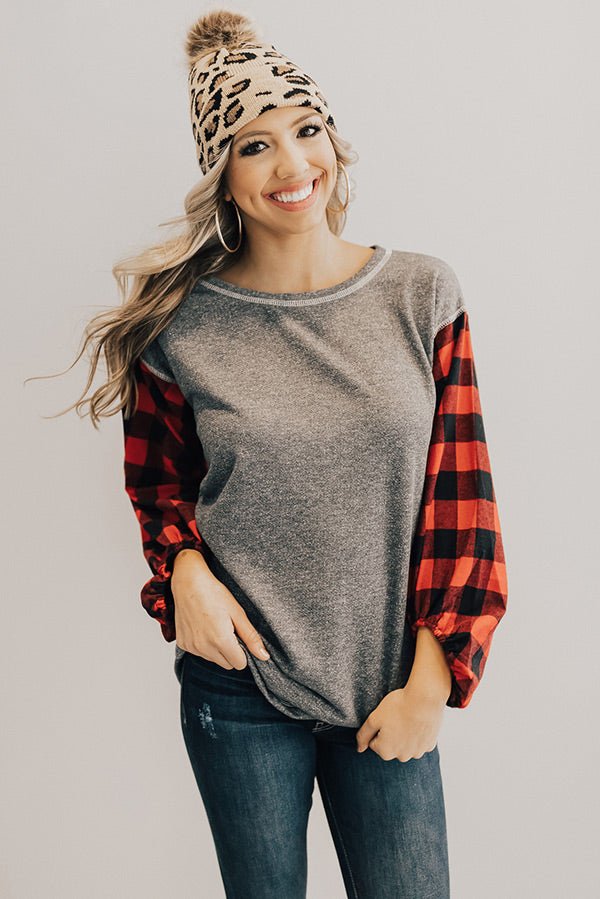 Cocoa and Christmas Lights Shift Tunic