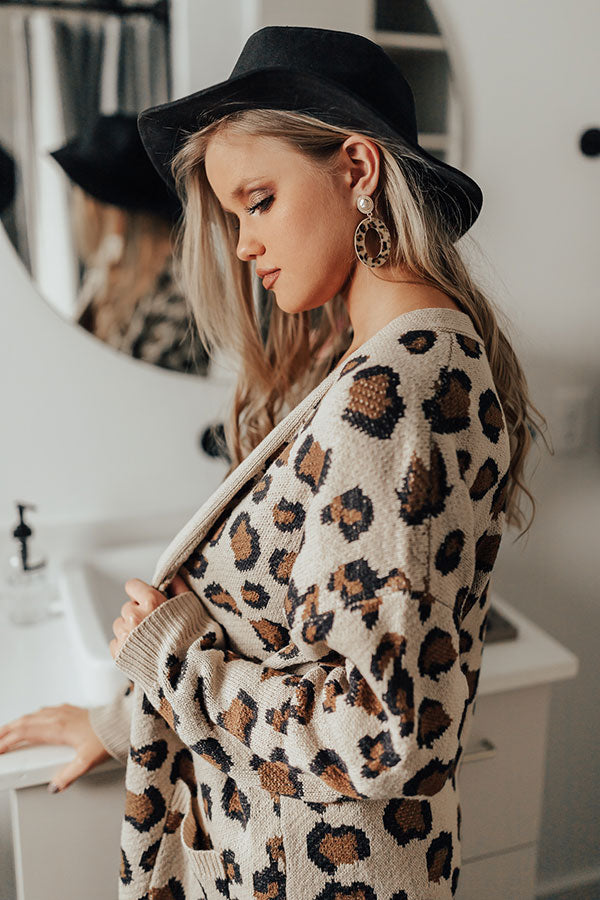 Seriously Chic Leopard Earrings