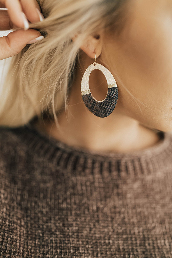 Tour Of Europe Earrings In Brown