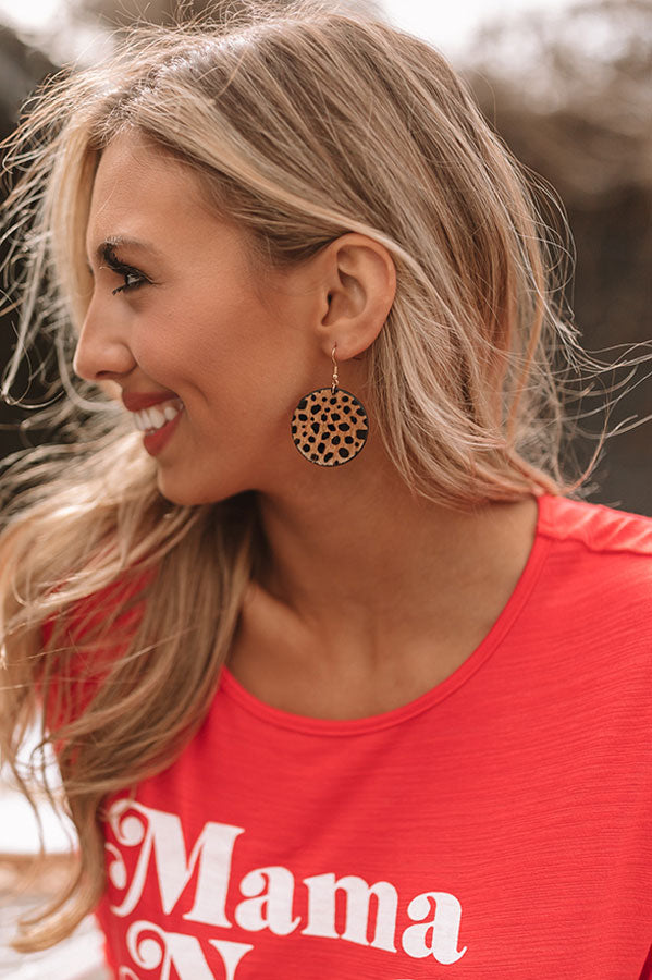 Spotted And Fabulous Leopard Earrings