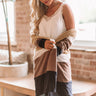 Chill Night Breeze Color Block Cardigan Image - 1