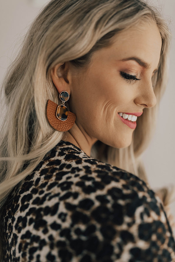 After Hours Earrings In Maple