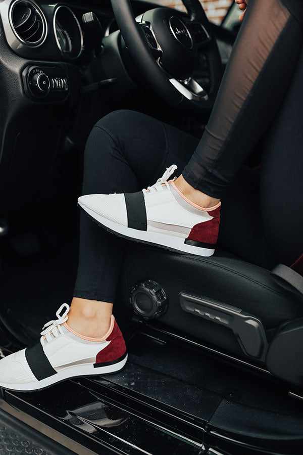 The Skye Sneaker in White
