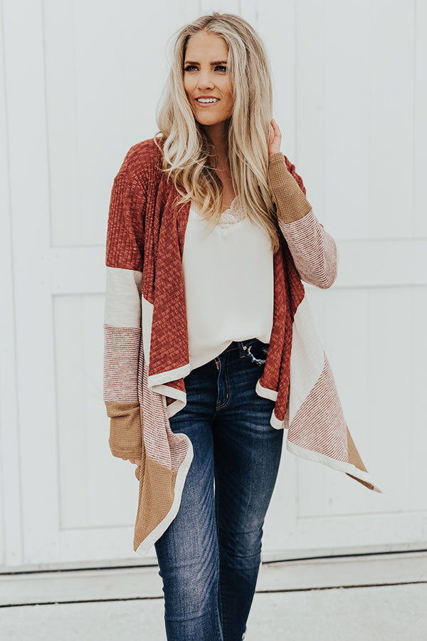 Crushing On You Colorblock Cardigan Image - 1