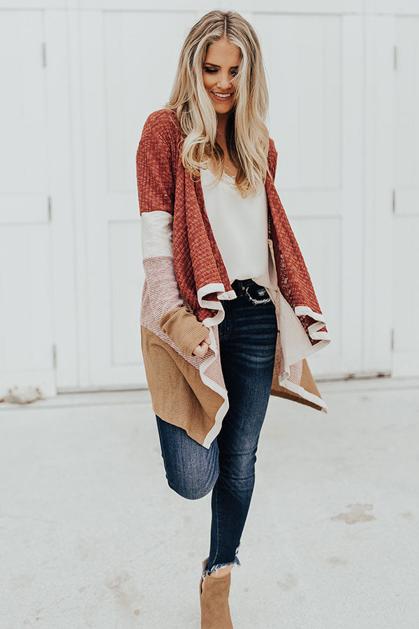 Crushing On You Colorblock Cardigan Image - 1
