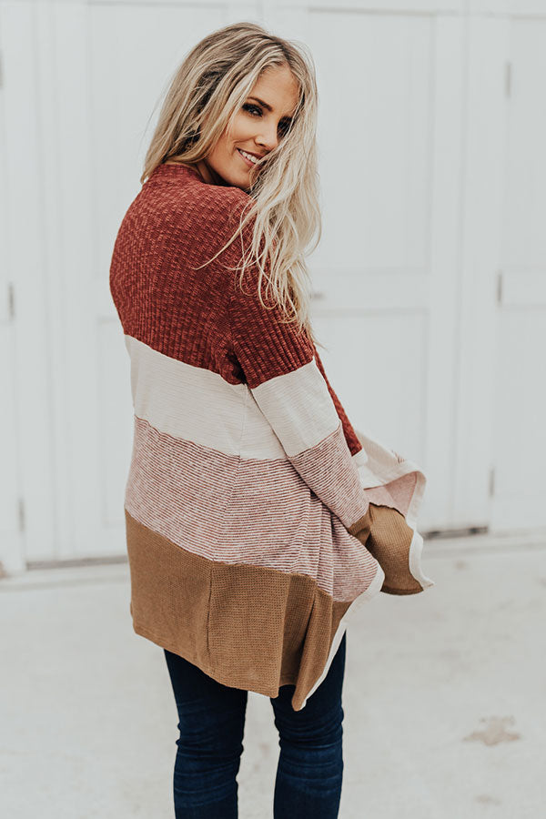 Crushing On You Colorblock Cardigan Image - 1
