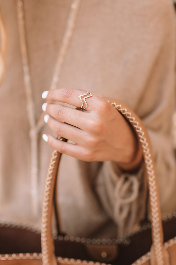 Beverly Hills Chic Ring In Gold