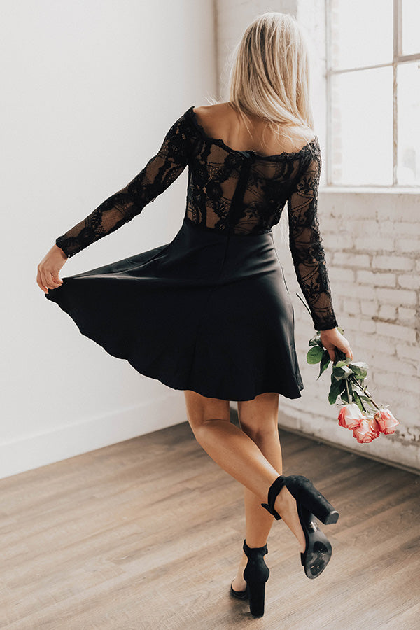 Dance The Night Away Fit And Flare Lace Dress Dance The Night Away Fit And Flare Lace Dress