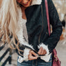Cozier In Colorado Faux Suede Jacket in Black Image - 1
