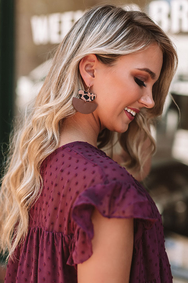 Instant Classic Leopard Earrings