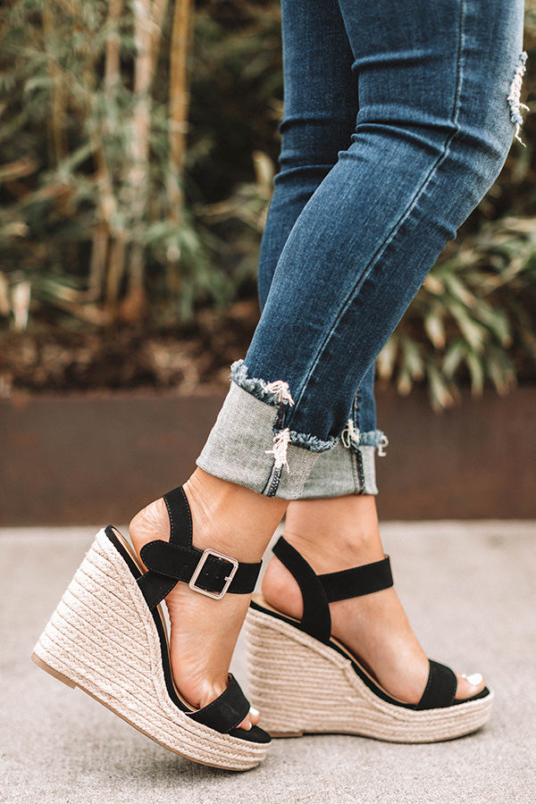 The Kennedy Wedge in Black